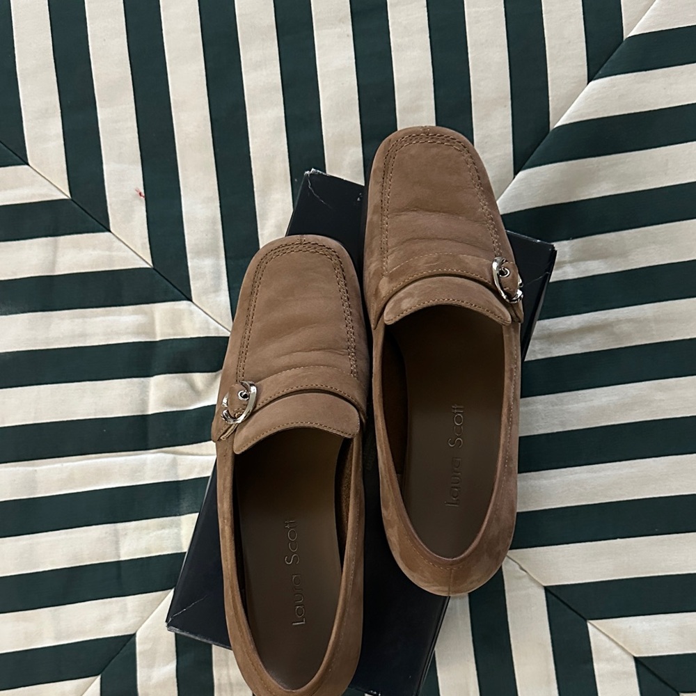 Tan Suede Loafer
